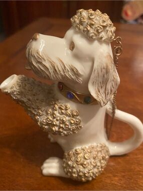 Vintage NiNi Poodle TeaPot Trinket Box